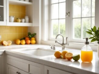 Städa med såpa – enkelt och effektivt för hemmet illustration