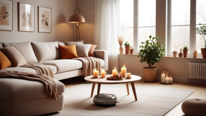 Doftiga städtricks med doft dammsugare för hemmet illustration